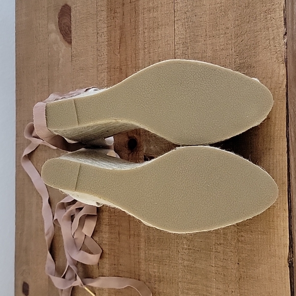 JustFab Nicoletta Espadrille Wedge - Wide Width 7 - Picture 5 of 8